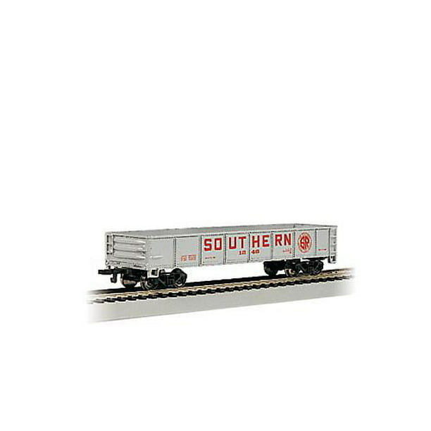 HO Scale Train Bachmann Industries Reading #38114 506 Drop End Gondola with Crushed Cars Bachmann Industries Inc Green & Yellow 71906 
